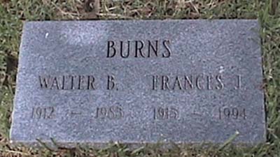 Burns Frances T & walter B