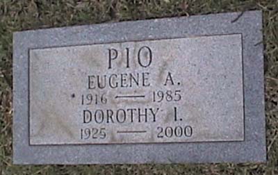PIO Eugene A & Dorothy I.
