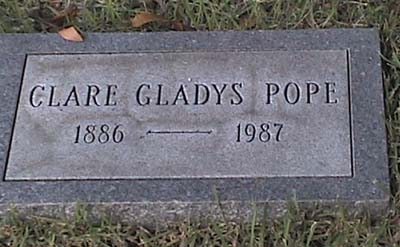 Pope, Clare Gladys