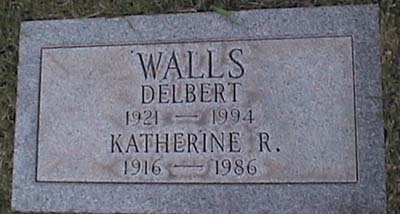 WALLS Delbert & Katherine R