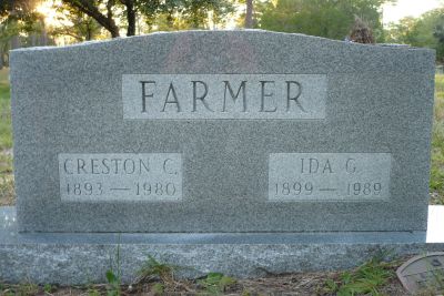 Creston C & Ida G Farmer