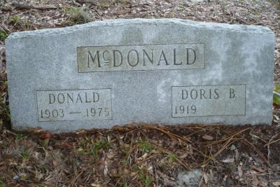 Donald & Doris B McDonald