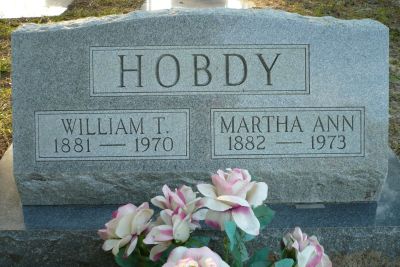 William T & Martha Ann Hobdy