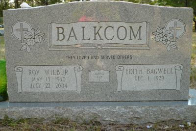 Roy Wilbur & Edith Bagwell Balkcom