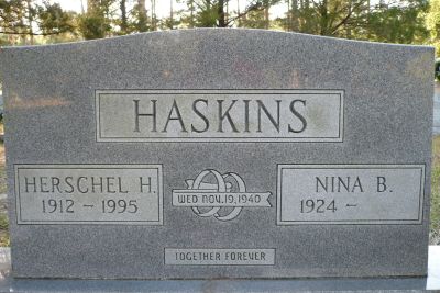 Herschel H & Nina B Haskins