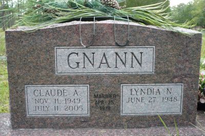 Claude A & Lyndia N Gnann