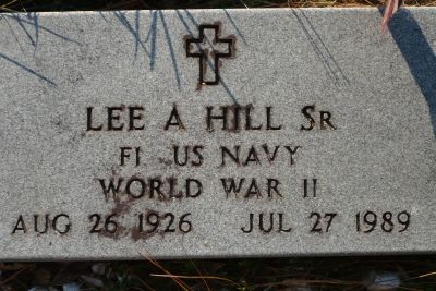 Lee A Hill Sr
