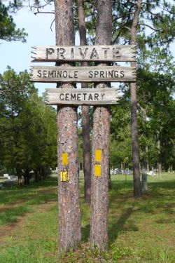 Seminole Spgs Sign