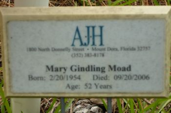 Mary Gindling Moad