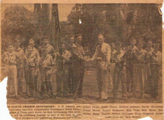 Boy Scout Troop 8, Eustis, Fl 25th Anniversary