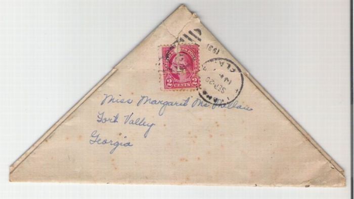 Letter postmarked 1931