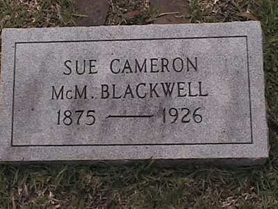 Sue Cameron McMillan Blackwell
