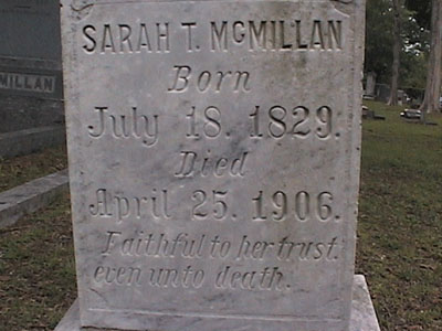 Sarah McMillan